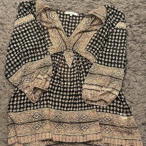 Rose and Olive Tunic Top